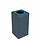 Circulaire Afvalbak BrickBin Paper 65 liter (grijs, blauw)