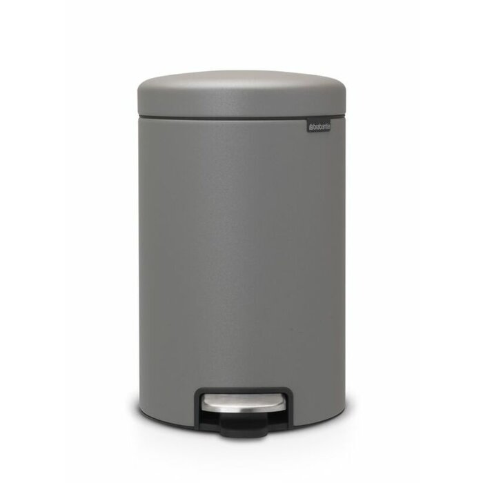 Brabantia Pedaalemmer NewIcon 12 liter Mineral Concrete Grey