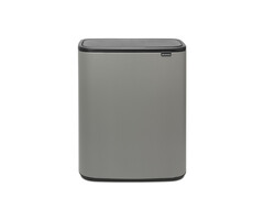 Brabantia Bo Touch Bin 2x30 liter Mineral Concrete Grey
