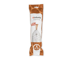 Brabantia PerfectFit Afvalzak met trekbandsluiting 10-12 liter (X) wit