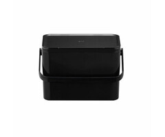 EKO Deco Food Waste Caddy 4 liter Zwart