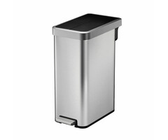 EKO Ecofly II Pedaalemmer 45 liter (mat RVS, zwart)