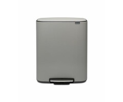 Brabantia Bo Pedaalemmer 60 liter Mineral Concrete Grey