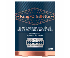 KING C GILLETTE Double Edge Safety Razor mesjes