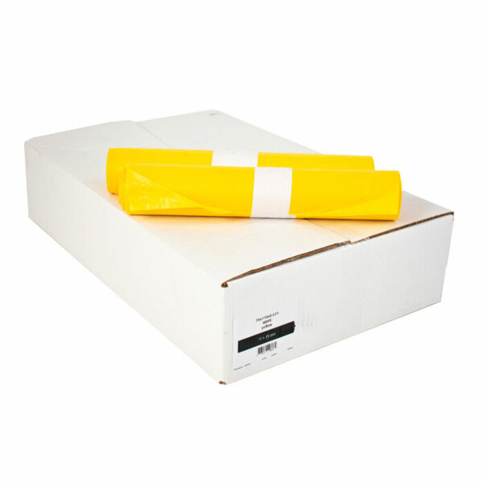 Afvalzakken 70x110x0.021 geel