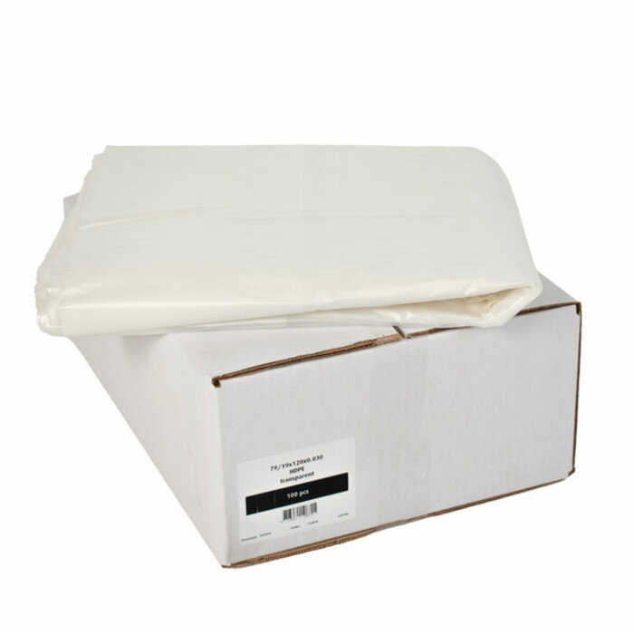A-Select Opvangzakken 79/19x120x0.030 transparant