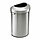 Urban half rond 80 liter mat RVS