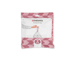 Brabantia PerfectFit Afvalzak met trekbandsluiting 2-3 liter (V) wit
