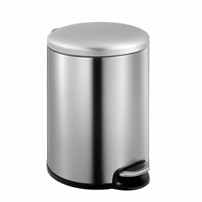 EKO Maggey pedaalemmer 12 liter mat RVS