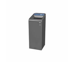 Rubbermaid Configure Recyclingstation Plastic BE NL 57 liter (antraciet, blauw)