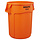 Ronde Brute Utility container 166,5 liter oranje