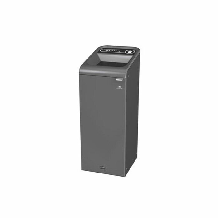 Rubbermaid Configure Recyclingstation Rest NL 57 liter (antraciet, zwart)