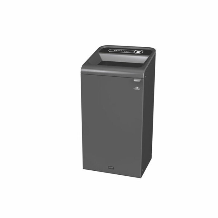 Rubbermaid Configure Recyclingstation Rest NL 87 liter (antraciet, zwart)