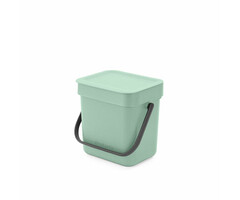 Brabantia Afvalemmer Sort & Go 3 liter jade