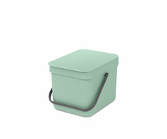 Brabantia Afvalemmer Sort & Go 6 liter jade