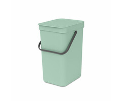 Brabantia Afvalemmer Sort & Go 12 liter jade