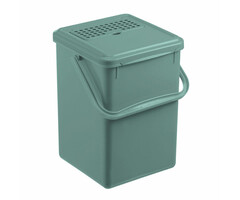 Rotho Afvalemmer Bio met Koolfilter 9 liter Mistletoe Groen