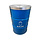 Afvalbak Blikjes met vlamvertragend deksel 200 liter blauw