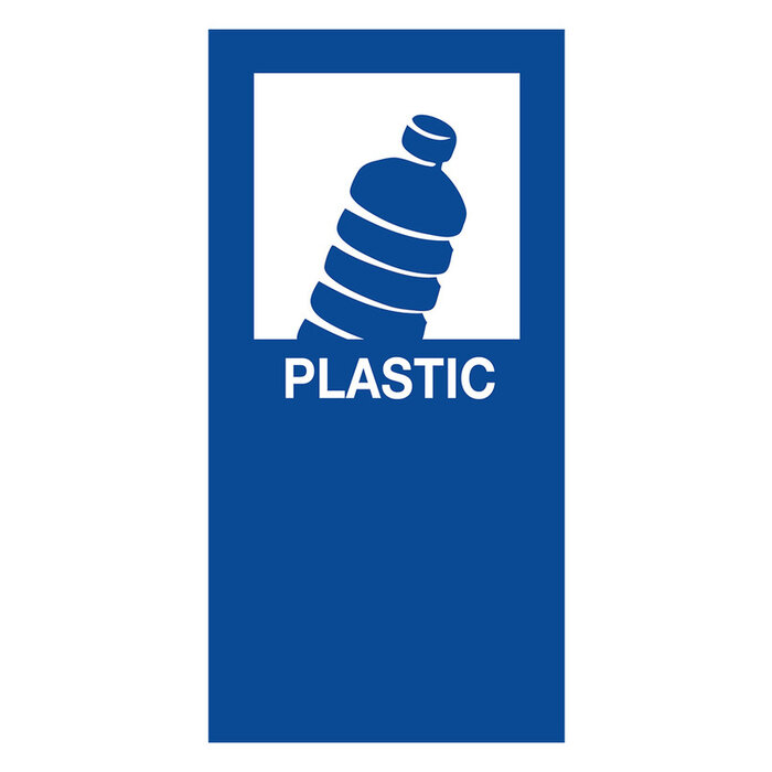 A-Select Magneetsticker Plastic BE blauw