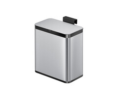 EKO Puro S Food Waste Caddy 7 liter (matRVS, zwart)