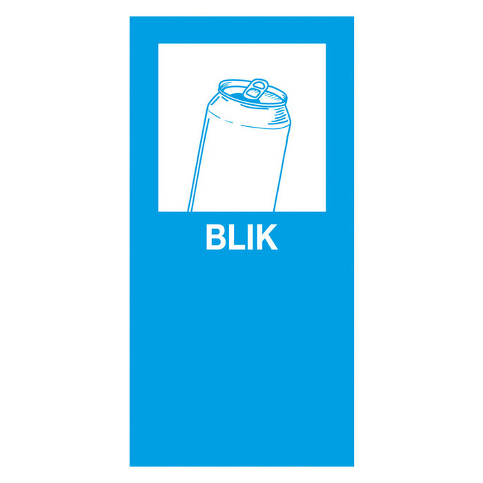 A-Select Magneetsticker Blik blauw