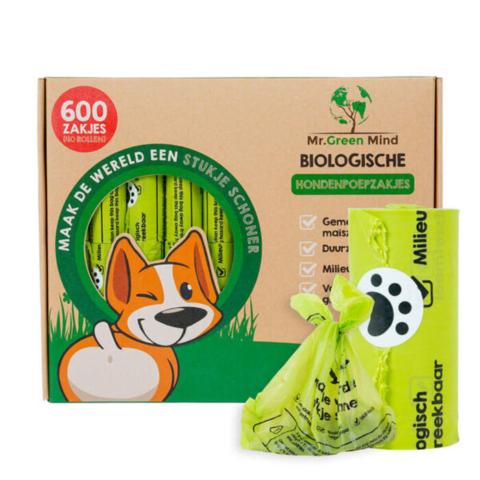 Mr. Green Mind Bio Hondenpoepzakjes Groen