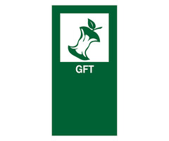Magneetsticker GFT groen