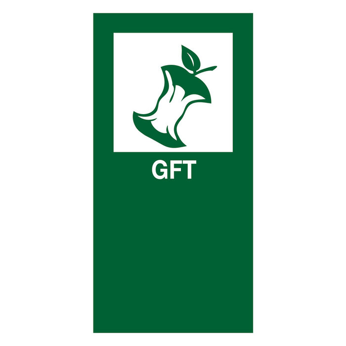 Magneetsticker GFT groen