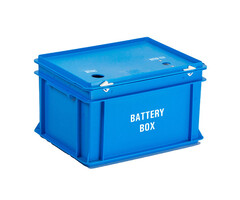 Batterijbox EN blauw
