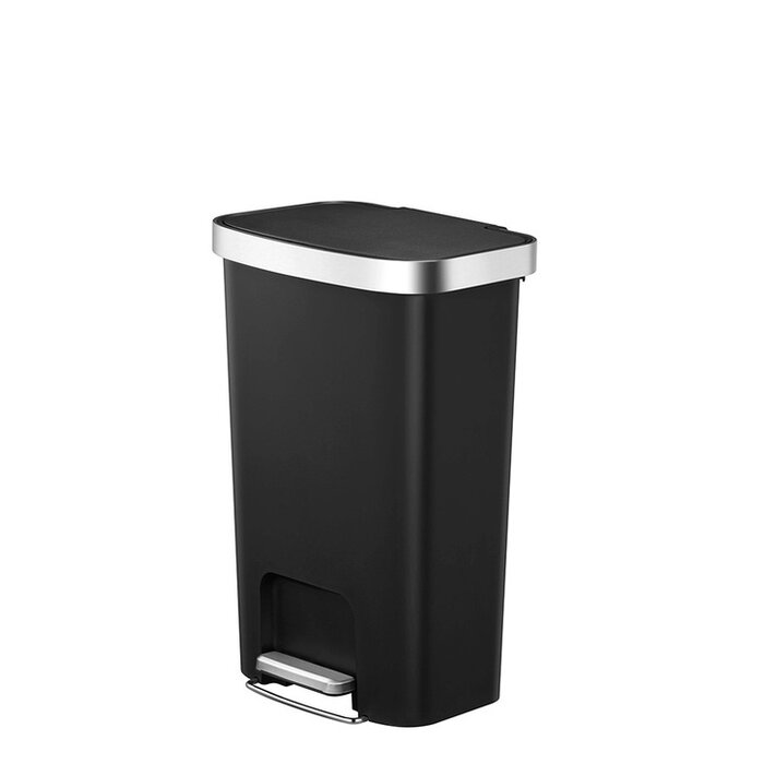 EKO Hana 1 Pedaalemmer 50 liter zwart
