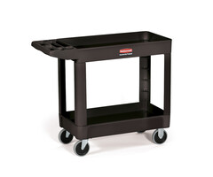 Rubbermaid Werkwagen Brute HD 2-schap Klein zwart