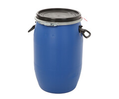 Kunststof ton 60 liter (blauw, zwart)