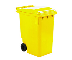 Mini-container 360 liter geel