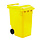 Mini-container 360 liter geel