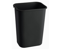 Rubbermaid Rechthoekige afvalbak 39 liter zwart