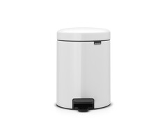 Brabantia Pedaalemmer NewIcon 5 liter wit