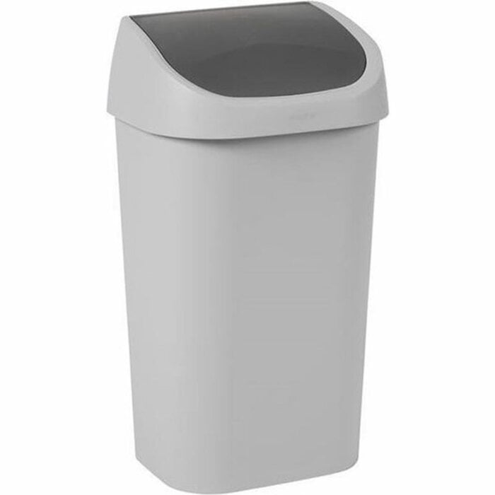 Afvalbak Mistral swing 50 liter grijs