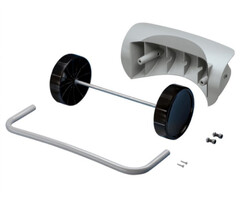 Hailo Mobiele set industriële afvalbak ProfiLine 120 liter (zwart, grijs)