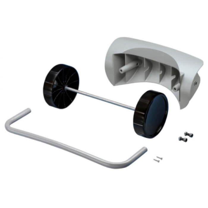 Hailo Mobiele set industriële afvalbak ProfiLine 120 liter (zwart, grijs)