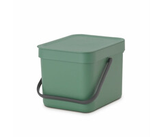 Brabantia Afvalemmer Sort & Go 6 liter fir green