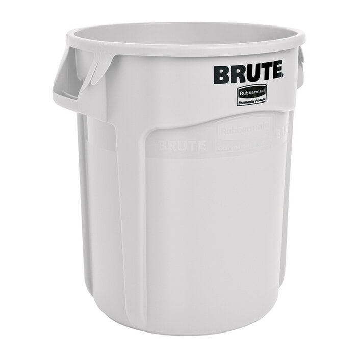 Rubbermaid Ronde Brute container 75,7 liter wit