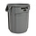 Ronde Brute container 37,9 liter grijs
