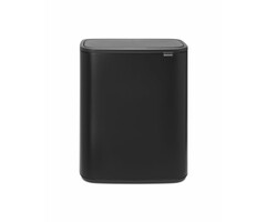 Brabantia Bo Touch Bin 2x30 liter mat zwart