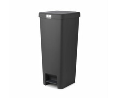 Brabantia Pedaalemmer StepUp 40 liter donkergrijs