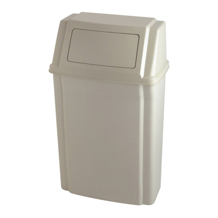 Rubbermaid Slim Jim-wandcontainer beige