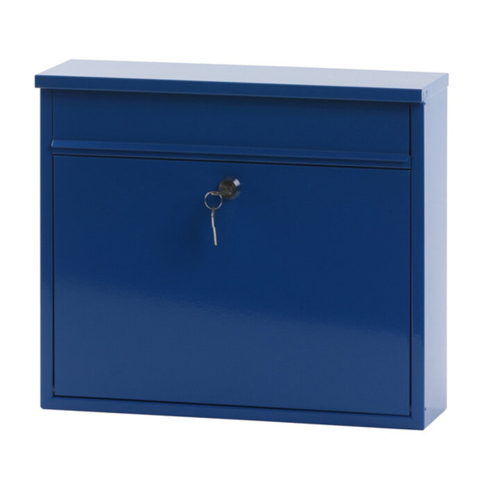 Wandbrievenbus Granadan blauw
