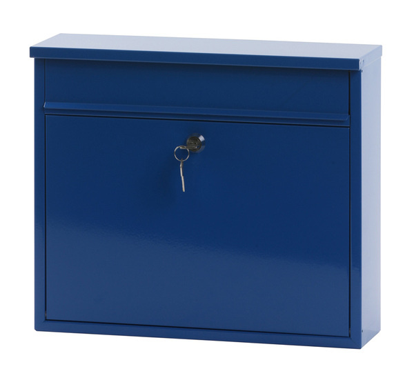 Wandbrievenbus Granadan blauw