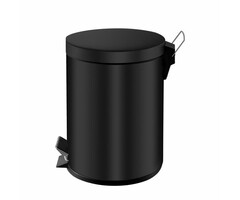Pedaalemmer 5 liter zwart