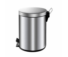 Pedaalemmer 5 liter mat RVS