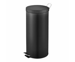 Pedaalemmer 30 liter zwart